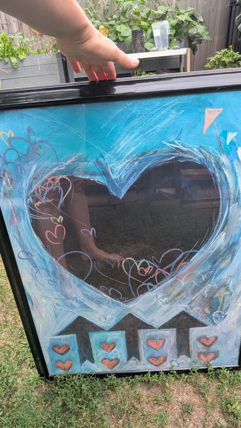Framed Artwork (print) with Heart Design Germany - photo 4