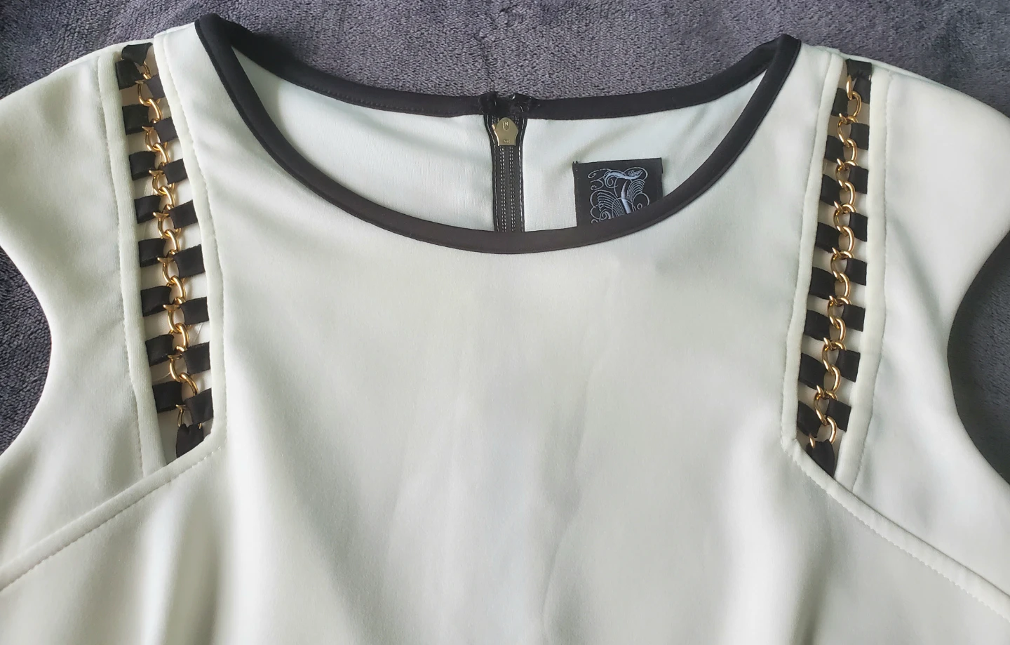 White Sheath Dress Size 6 - photo 3