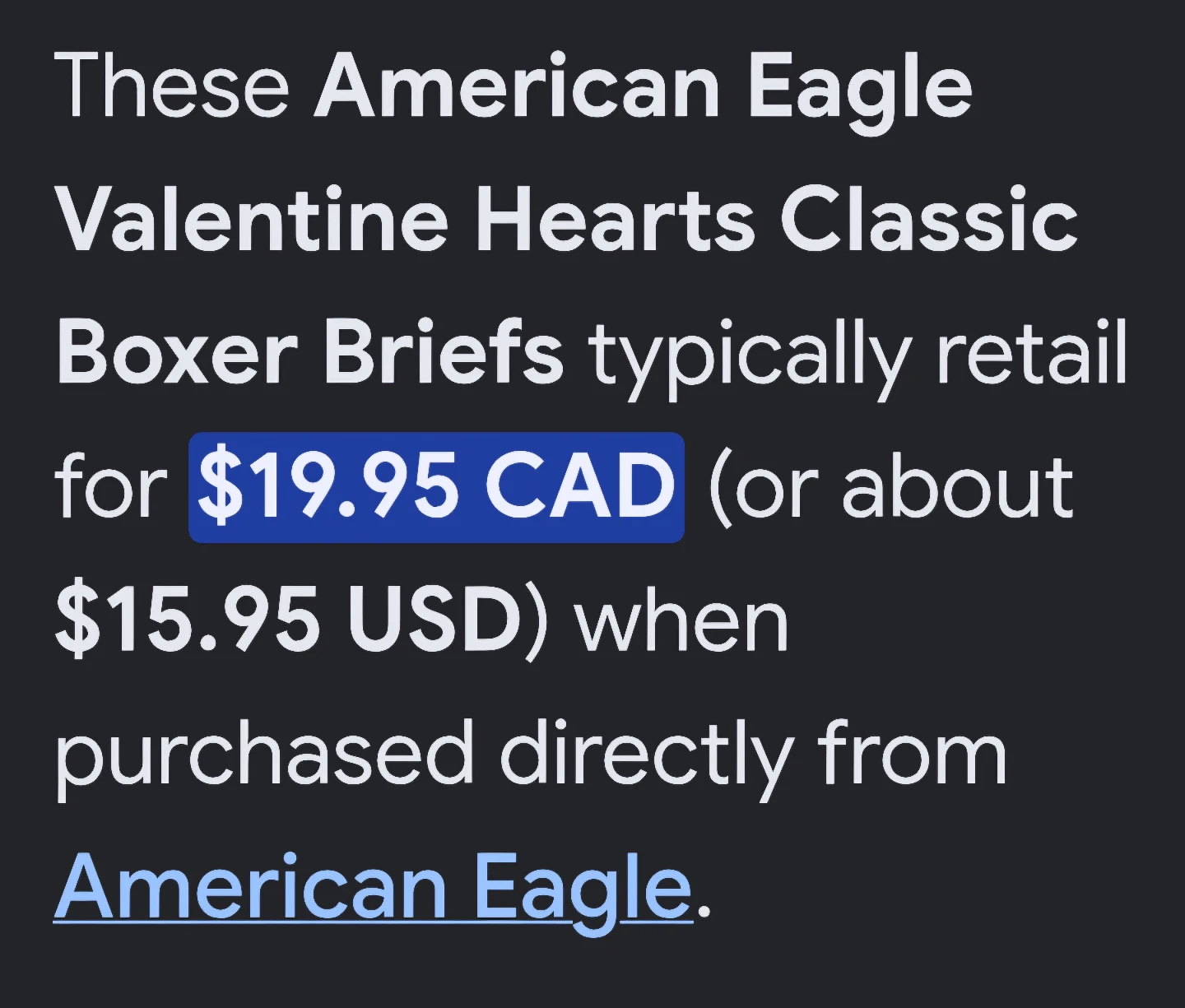 American Eagle Valentine Hearts Boxer Briefs ✨️ - photo 3