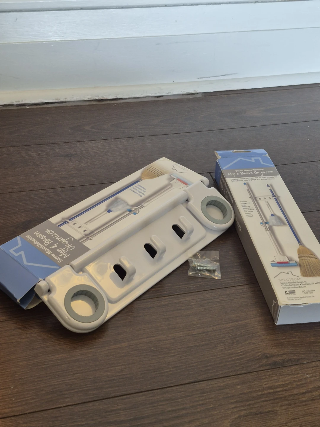 Spectrum Mop & Broom Organizer - Screw Mount/Adhesive - photo 3