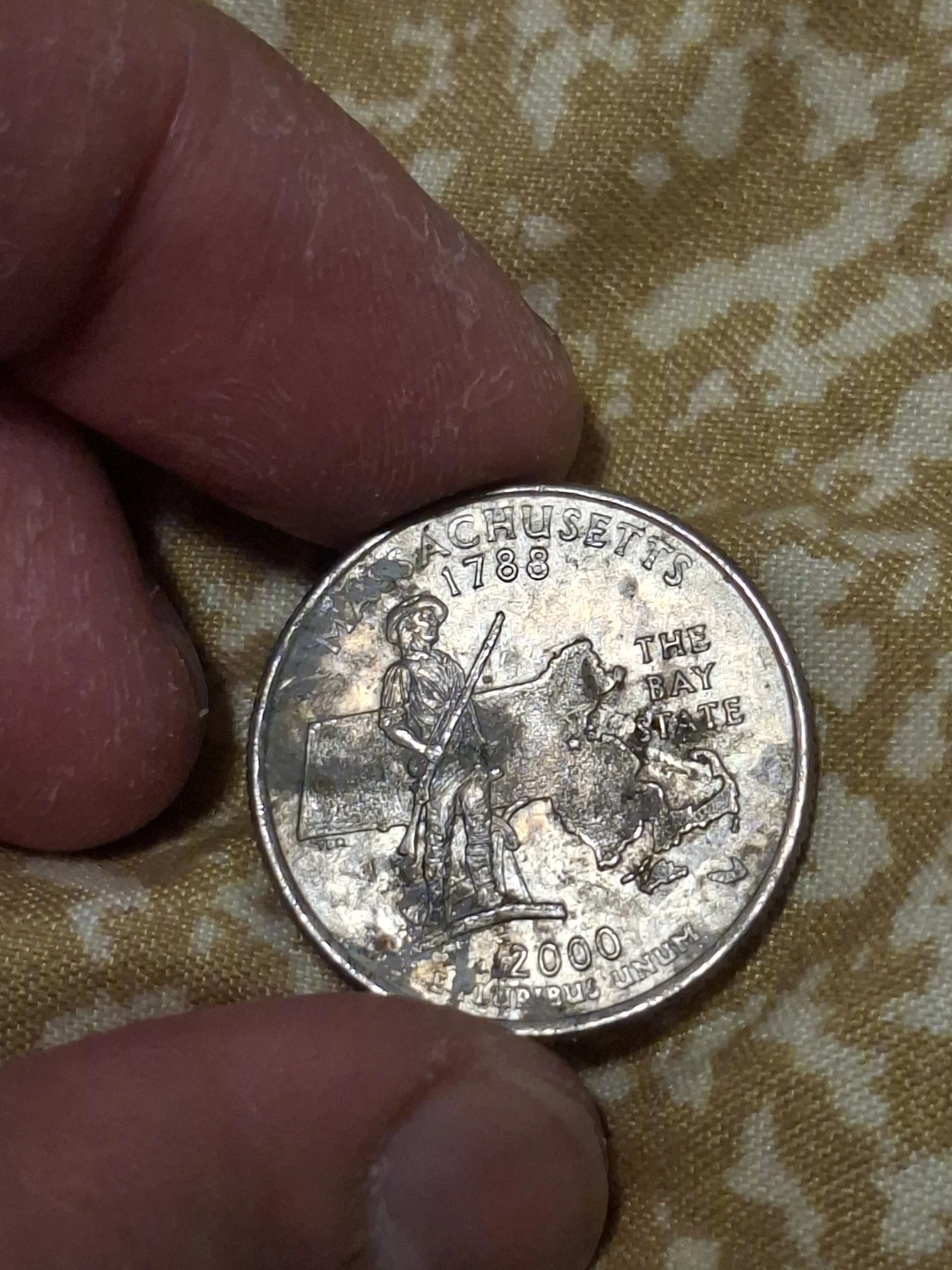 2000 Massachusetts Bay State Quarter - photo 2