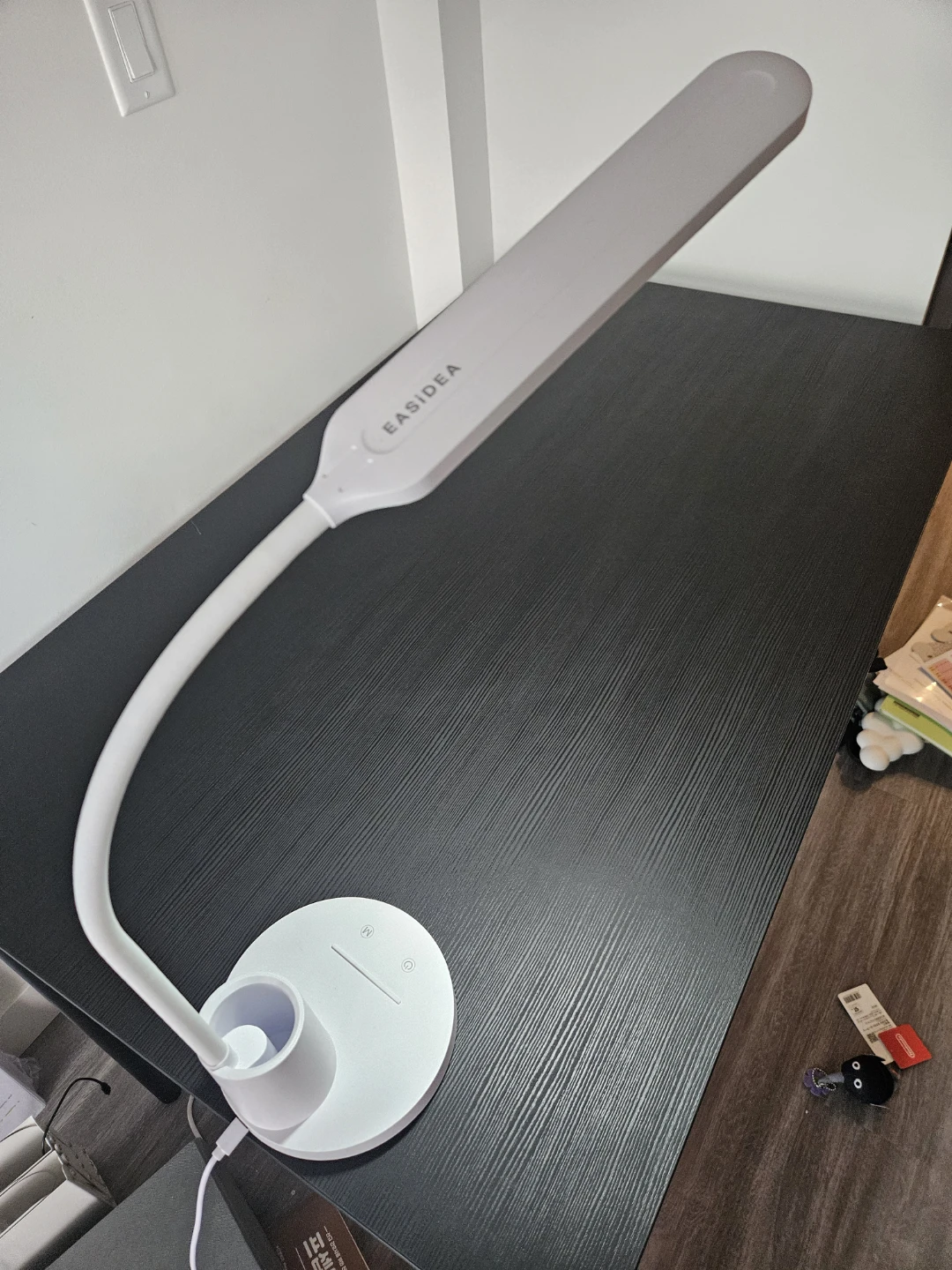 almost new White LED Desk Lamp - barely used - photo 2