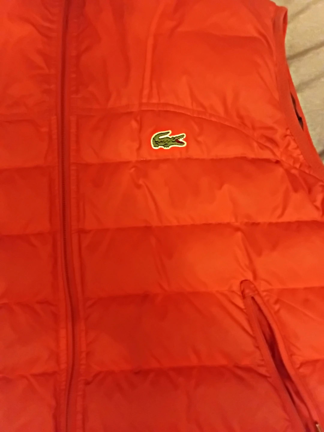 Red Lacoste Puffer Vest - photo 4