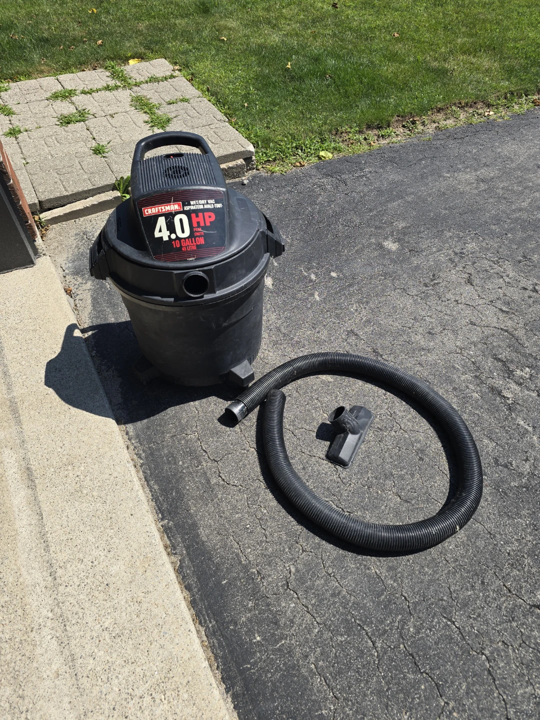 Craftsman Wet/ Dry Vac. 4.0HP 45 Liters