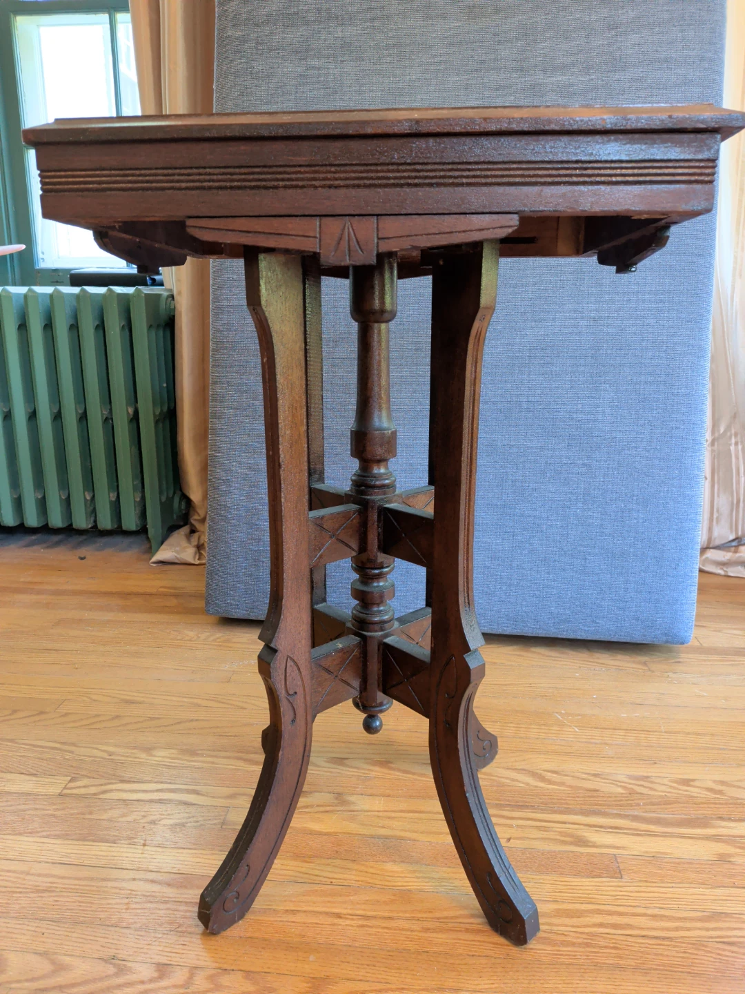 Antique Wooden Side Table - photo 4