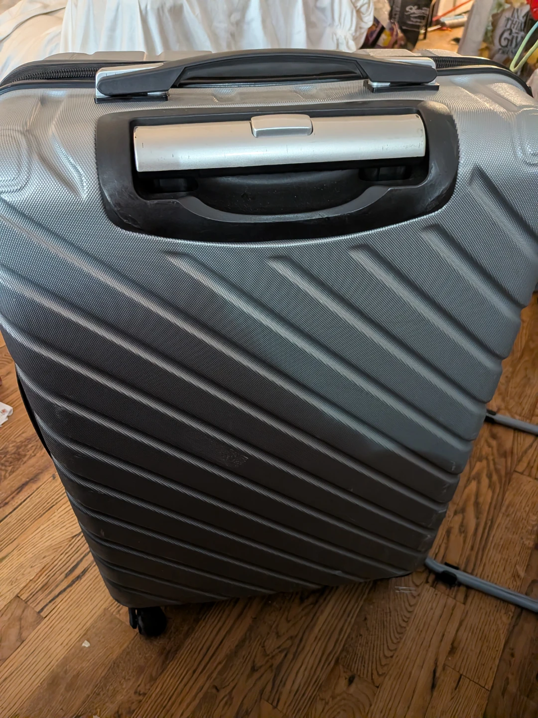 Silver Hardside Spinner Luggage - photo 3