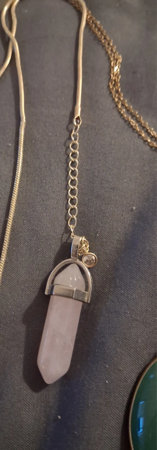 Assorted Gemstone Pendants with Chains - photo 3