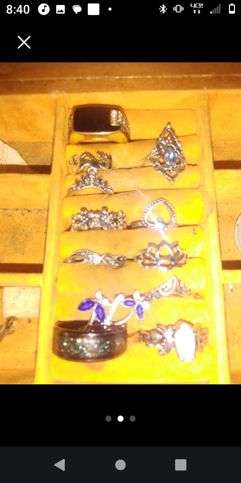 Assorted Costume Jewellery Rings and Bracelets - photo 3