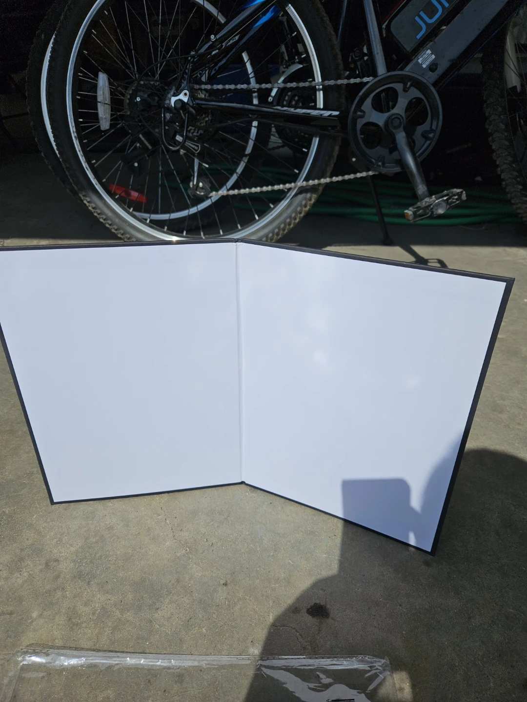 Black Two-Sided Photo Folder