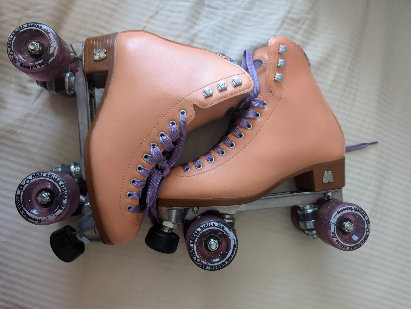 Moxi Skates Maxi Roller Skates - Peach size 7 - photo 5