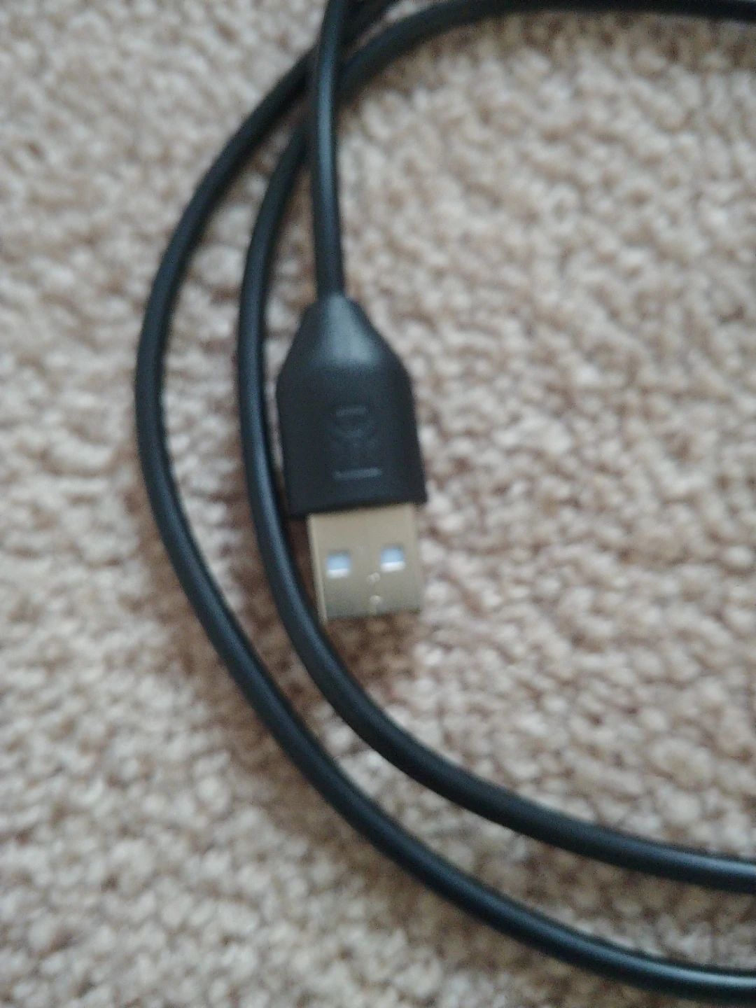 Black USB to Micro USB Cable - photo 2