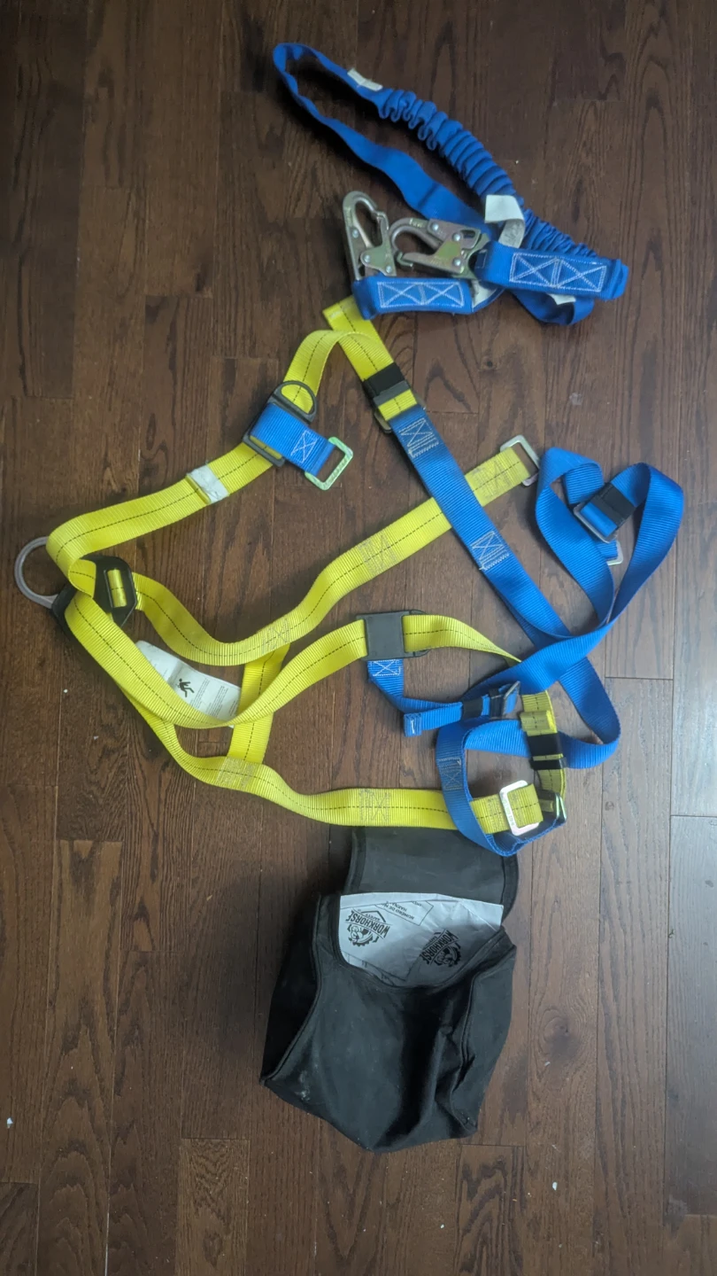 Workhorse Safety Harness and Lanyard Set