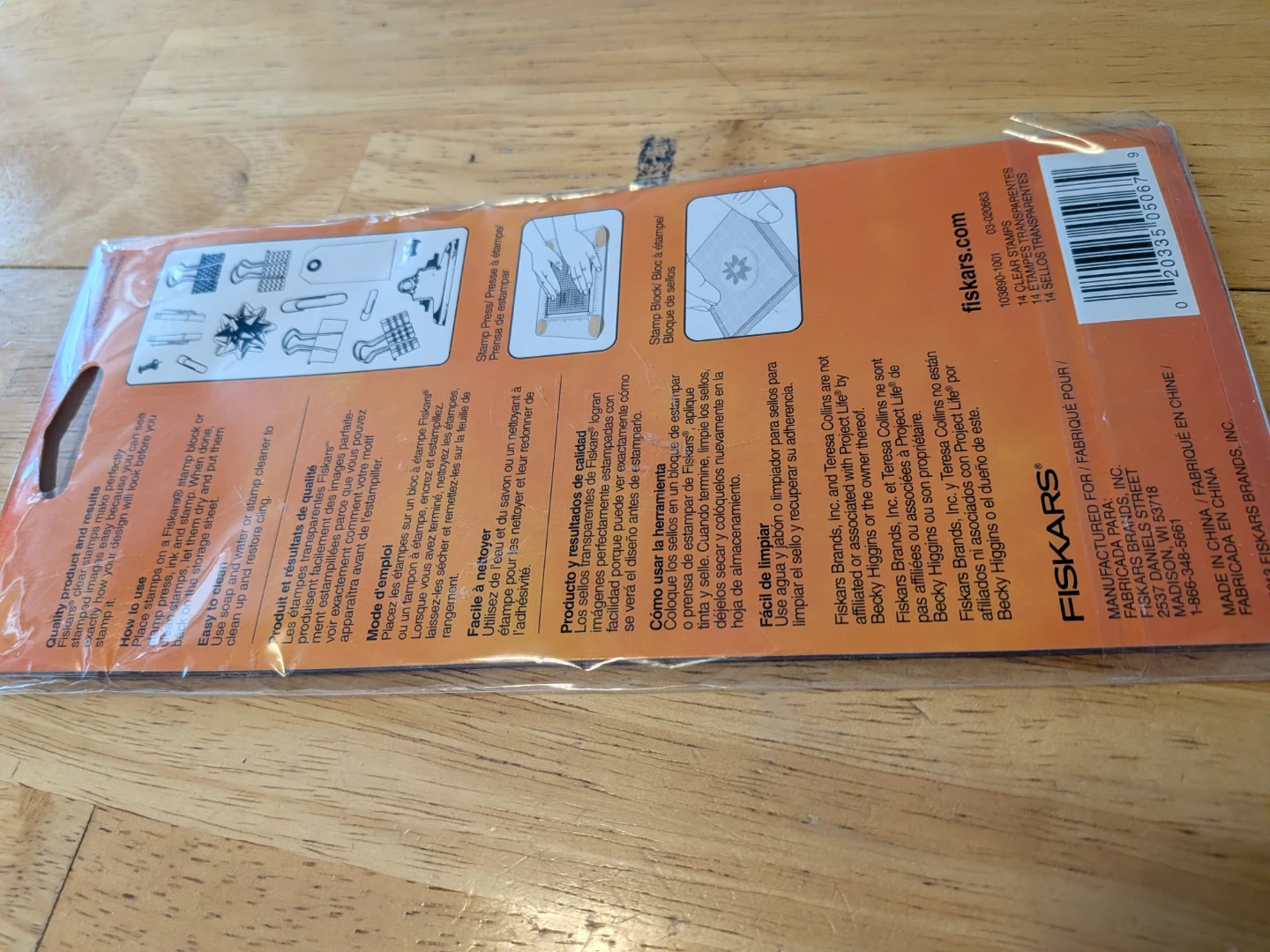 Fiskars Clear Stamp Set - photo 2