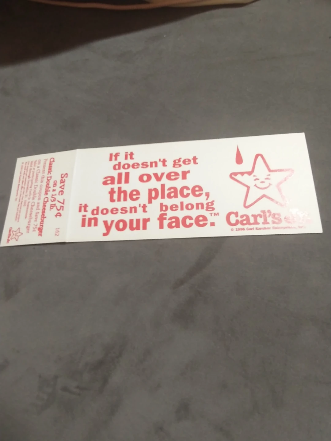 1995 NHL Mighty Ducks of Anaheim Bumper Sticker - photo 4