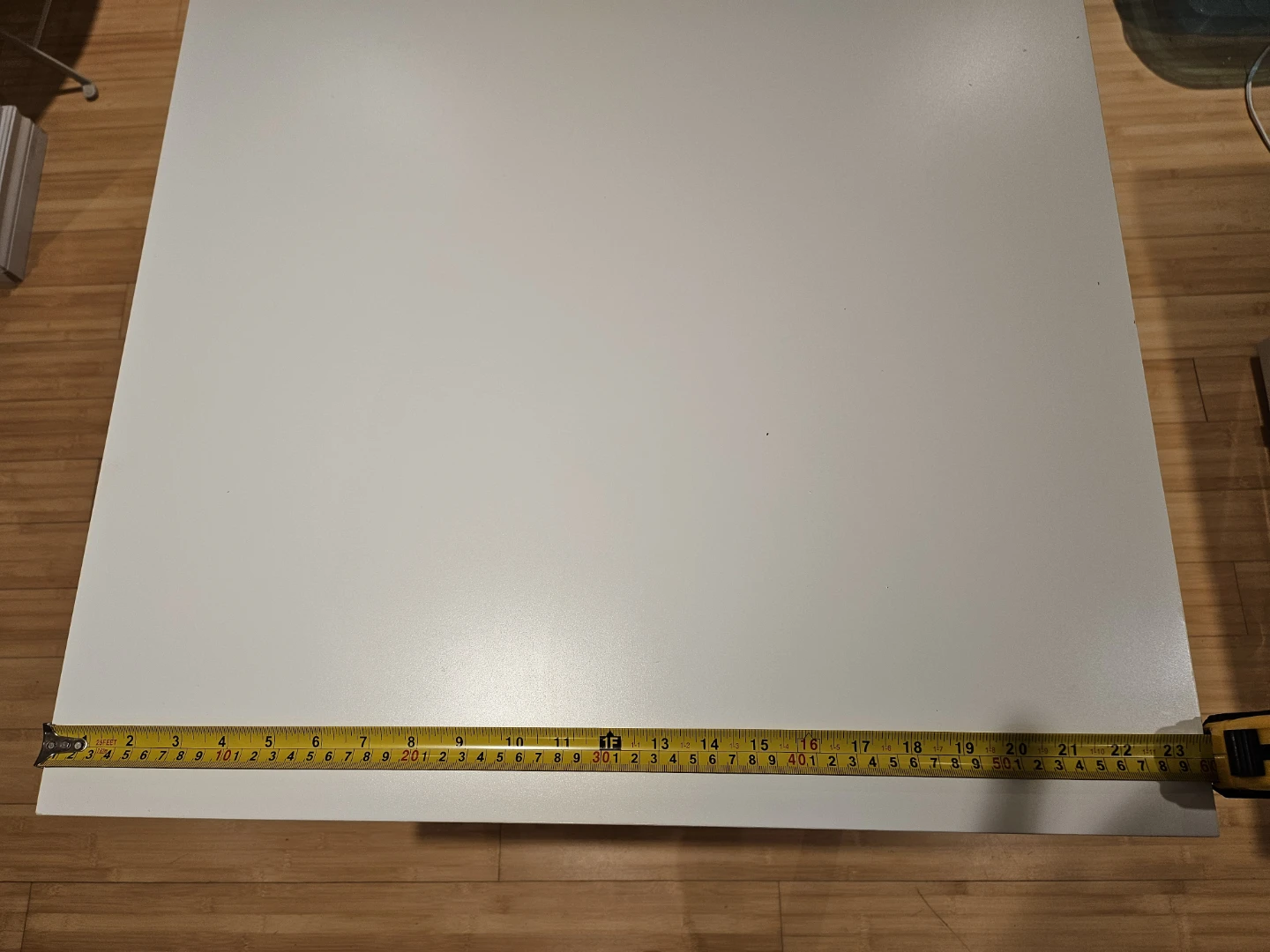 White Table with Black Legs - photo 2