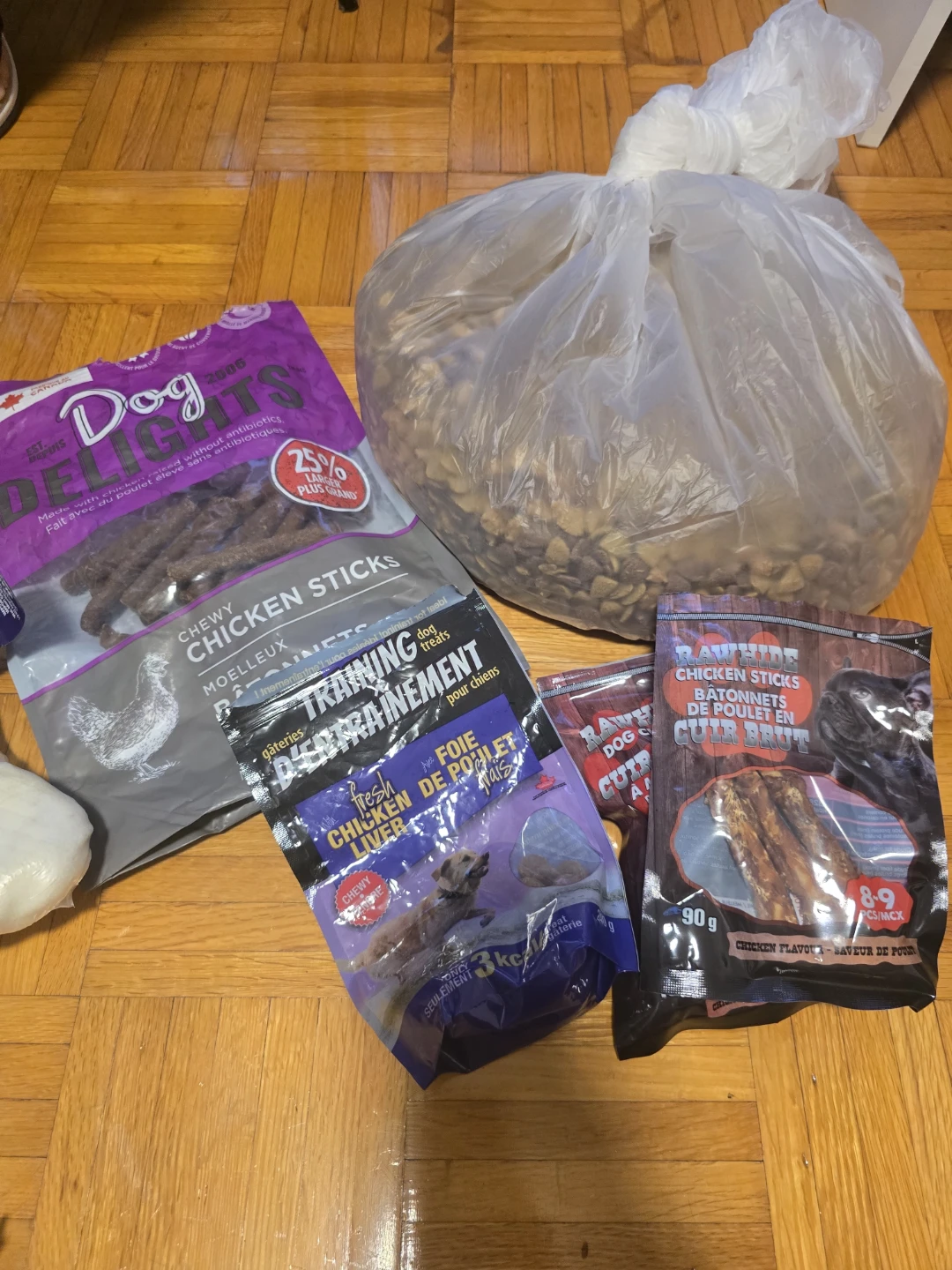 Dog food and treats