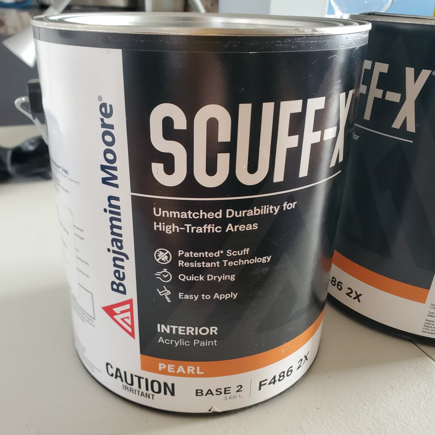Benjamin Moore Scuff-X Interior Paint - Stonehenge Greige - photo 3