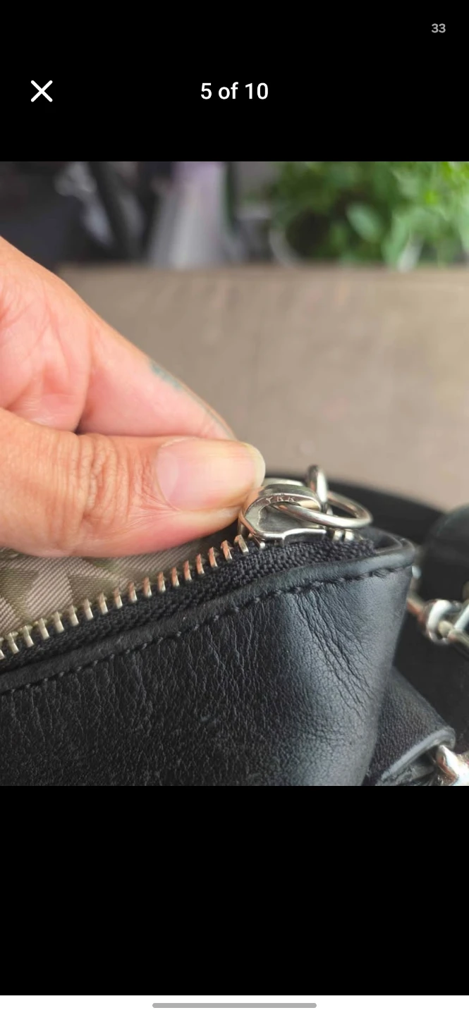 Coach Black Leather Hobo Shoulder Bag - photo 5