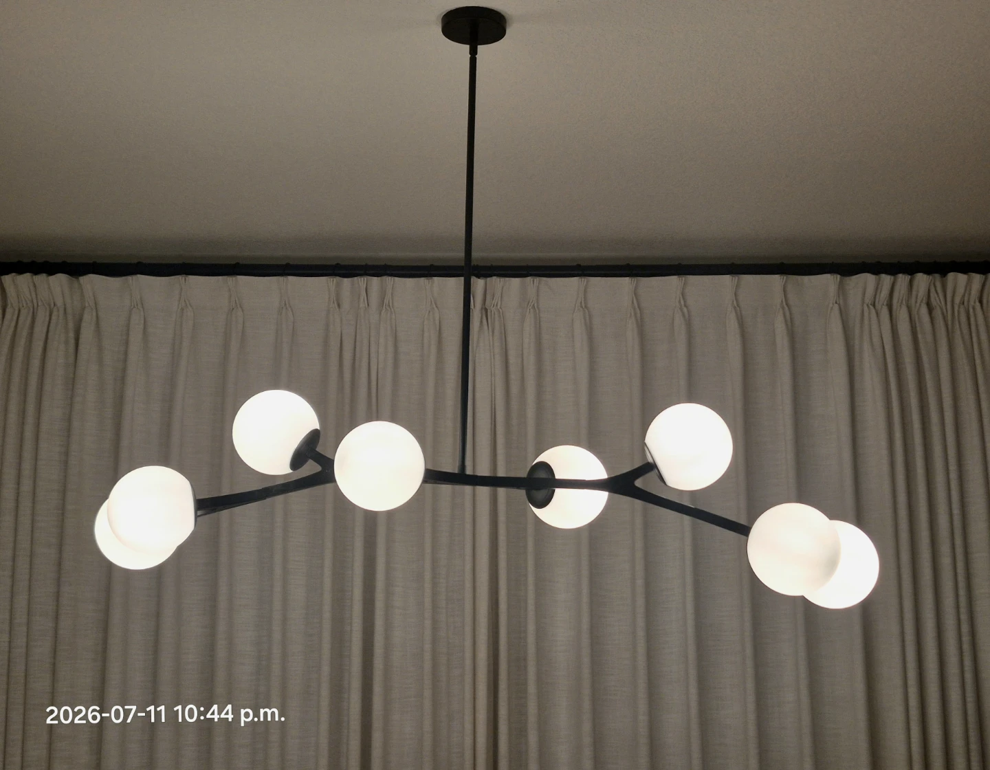 Modern Black Sputnik Chandelier - photo 4