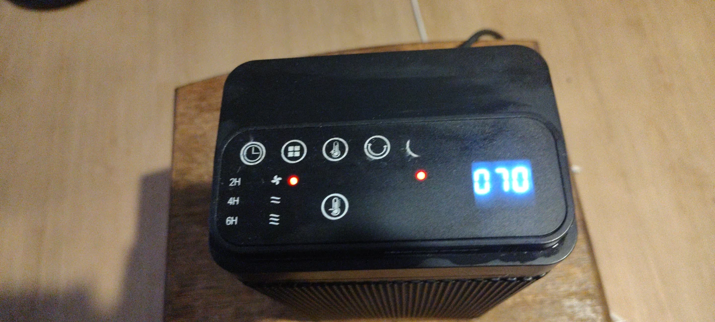 Black Portable Electric Heater - photo 3