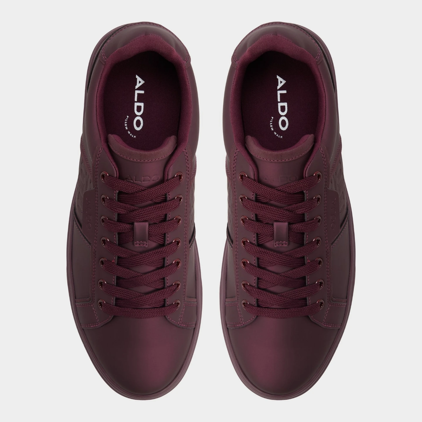 ALDO Burgundy Sneakers Courtline size UK-10 USA-11 - photo 5