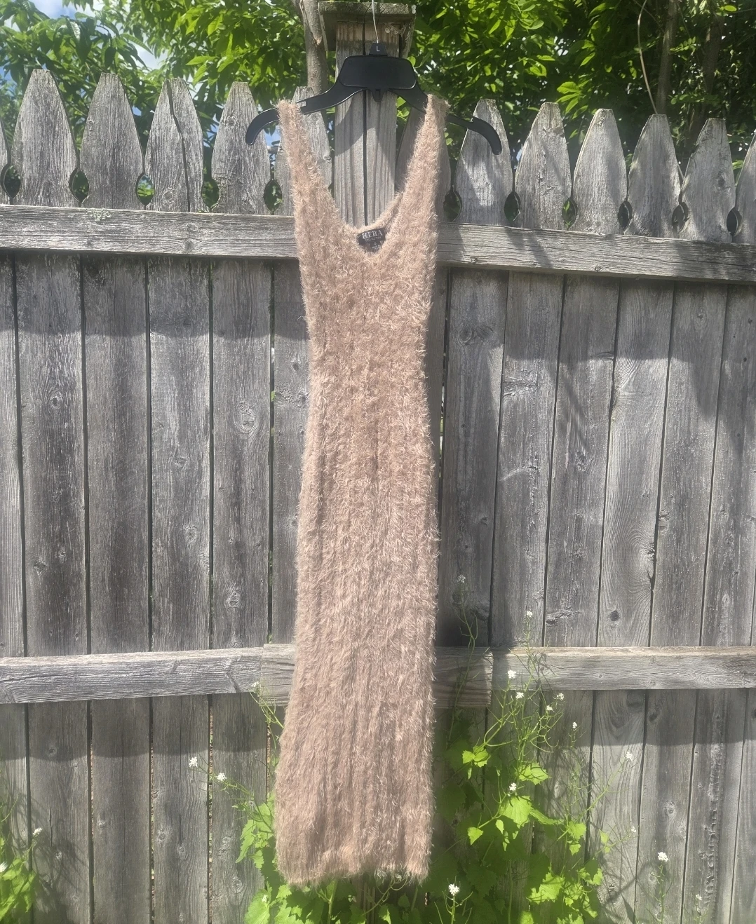HEBA COLLECTION Fuzzy Tank Dress