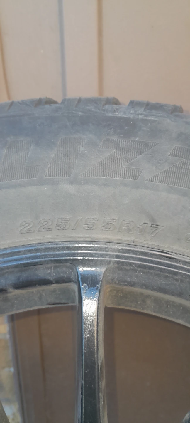 MSR Black Alloy Rims with Tires 225/55R17 - photo 3