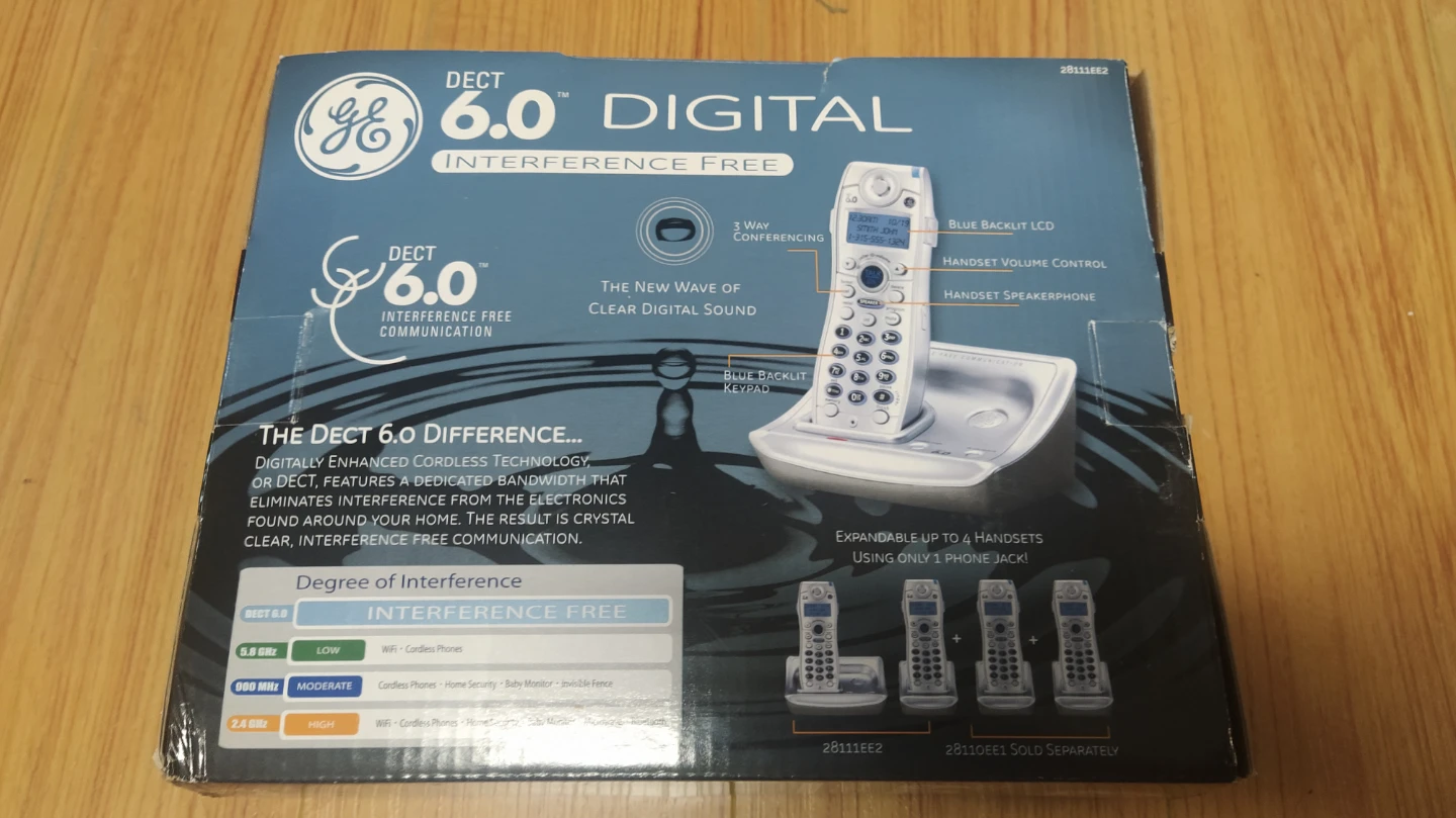 GE DECT 6.0 Digital Cordless Phone System - photo 2