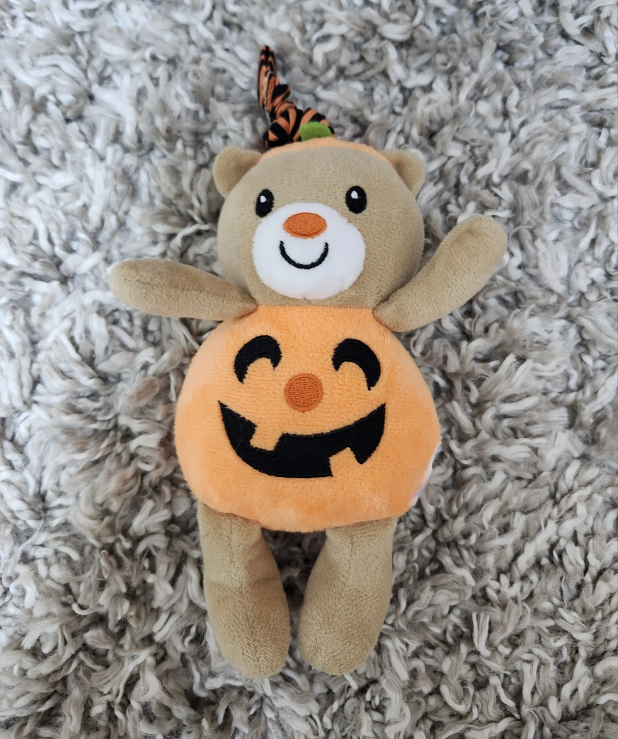Plush Bear Pumpkin Toy