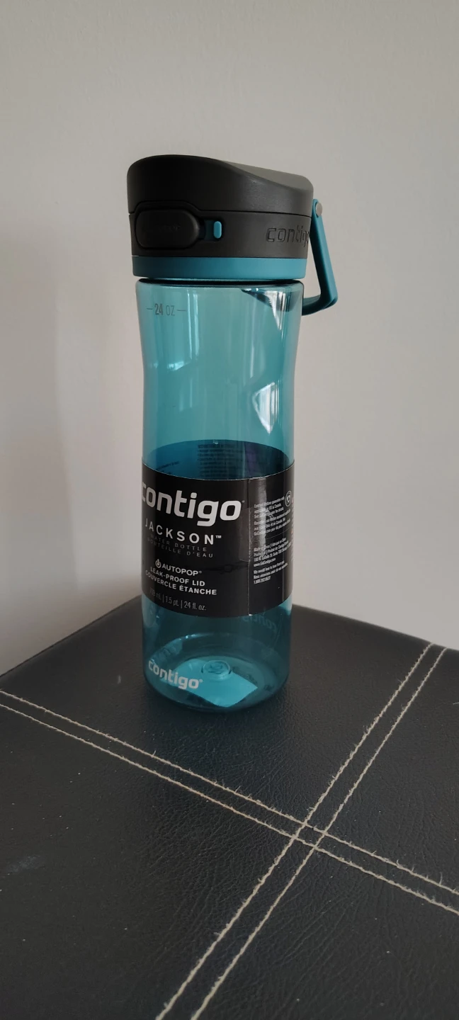 Contigo Jackson Autopop Water Bottle 24 oz Blue