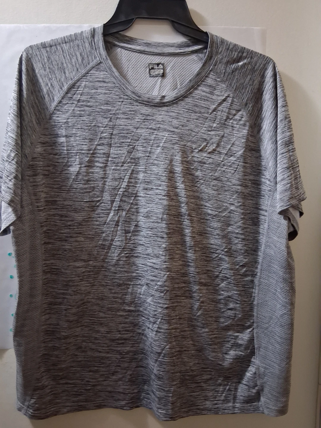 Fila Men's Heather Grey Performance T-Shirt XL/TG