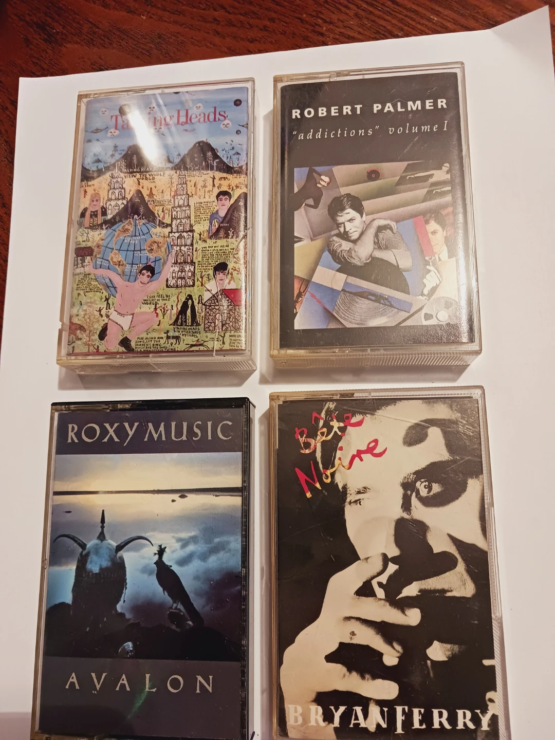 Set of 4 Vintage Music Cassette Tapes $10 each.
