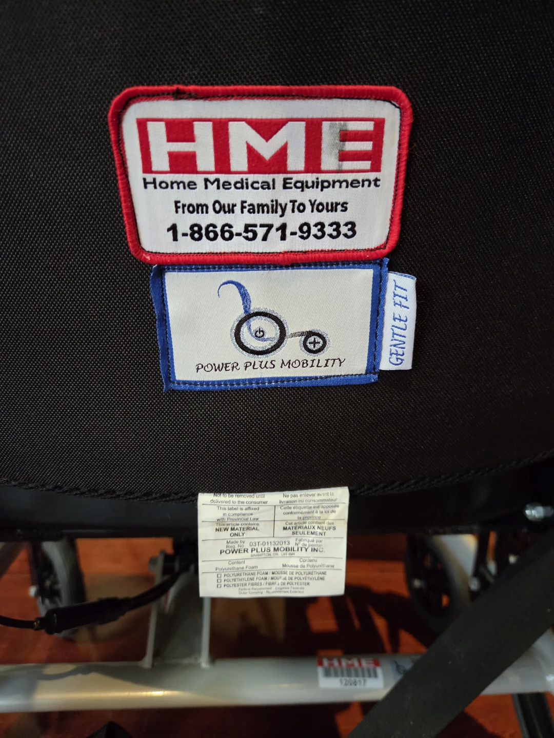 HME Power Plus Mobility Wheelchair - photo 5