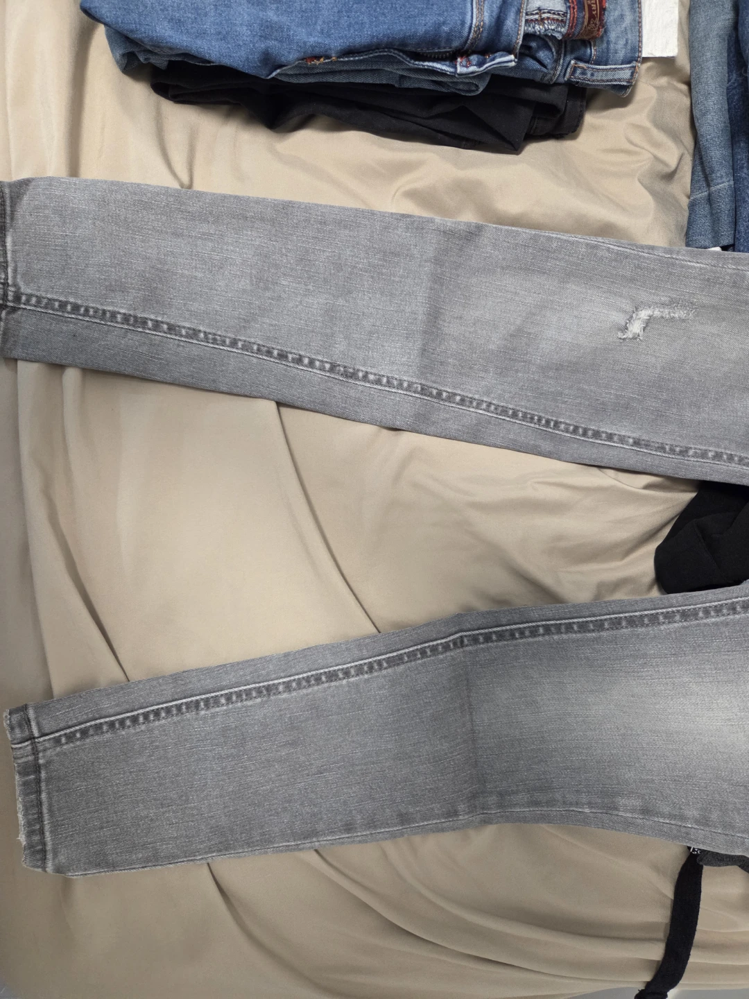 Stradivarius Super High Waist Jeans Grey EUR 34 - photo 3