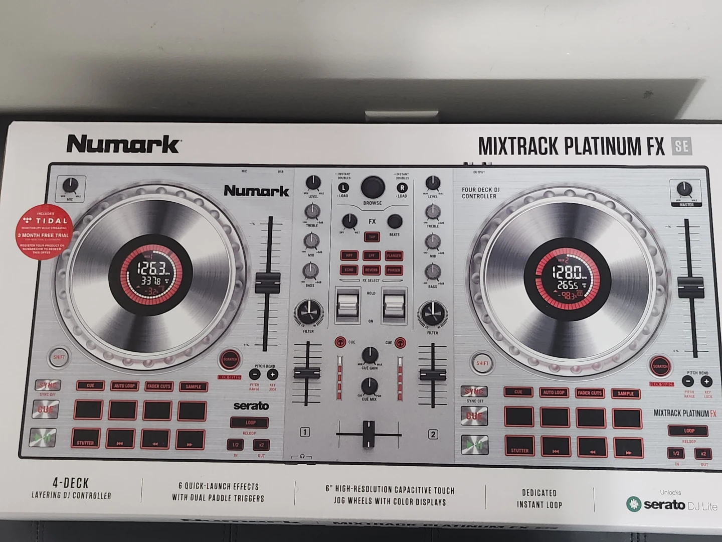 Numark Mixtrack Platinum FX SE 4-Deck DJ Controller - photo 3