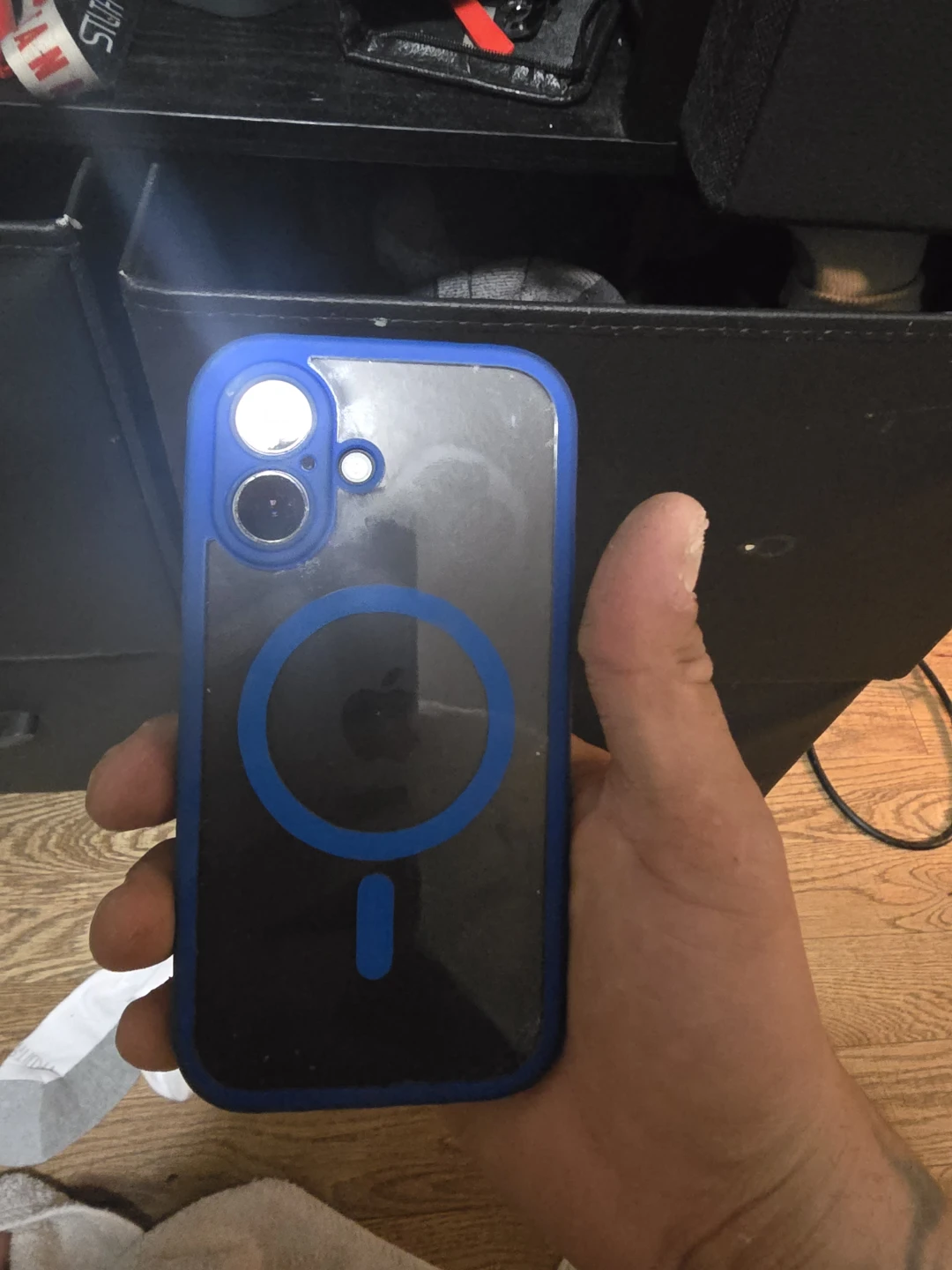 Apple iPhone 16  with case - photo 3