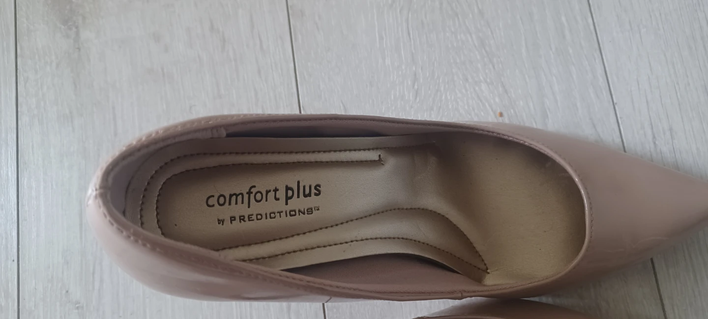 Size 7.5 nude heels for women - photo 2