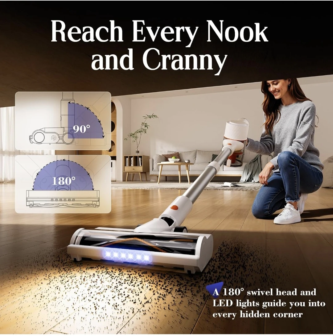 Cordless Vacuum Cleaner with 45000PA Suction - photo 5