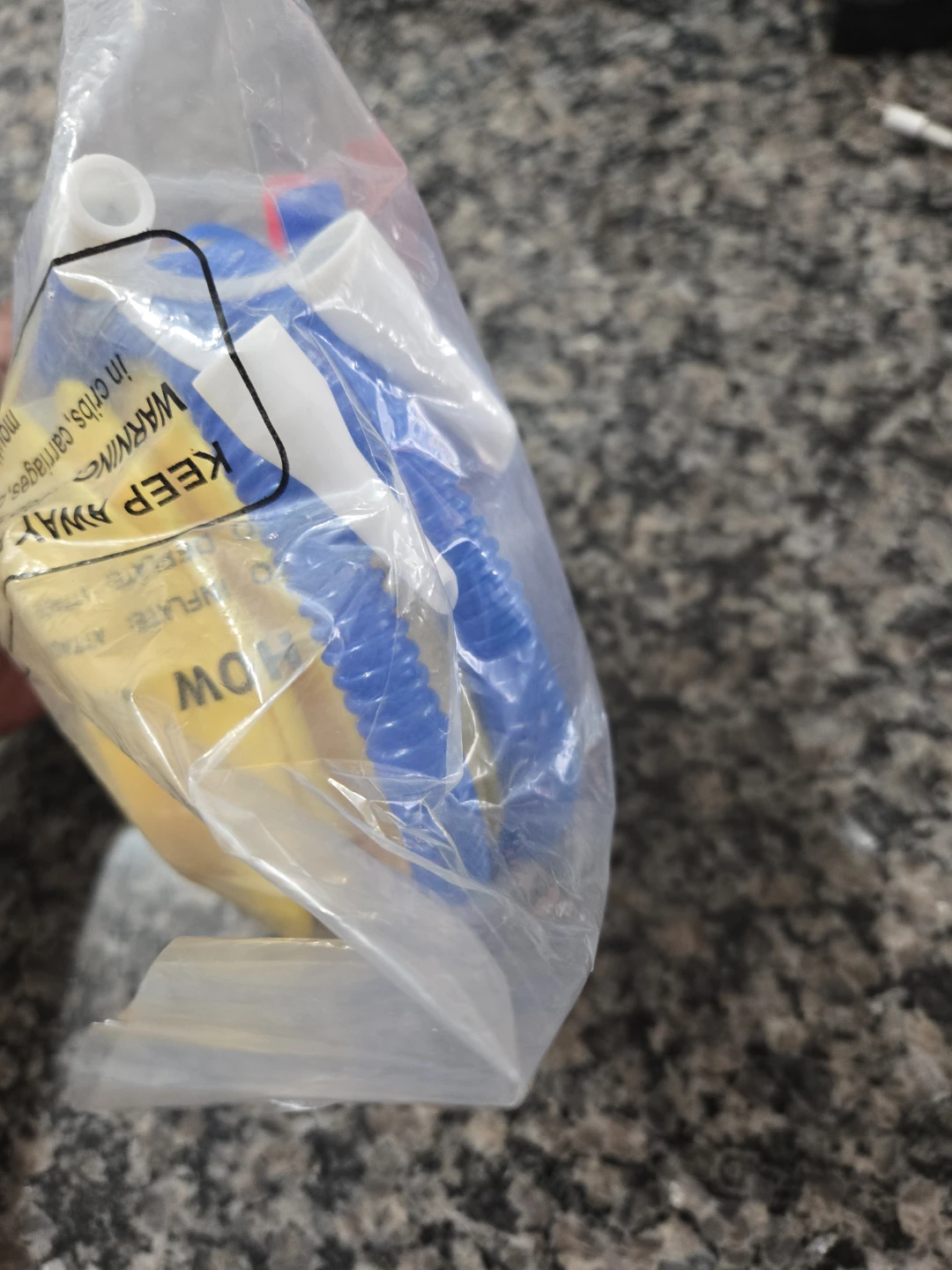 Blue and Yellow Foot Pump - photo 3