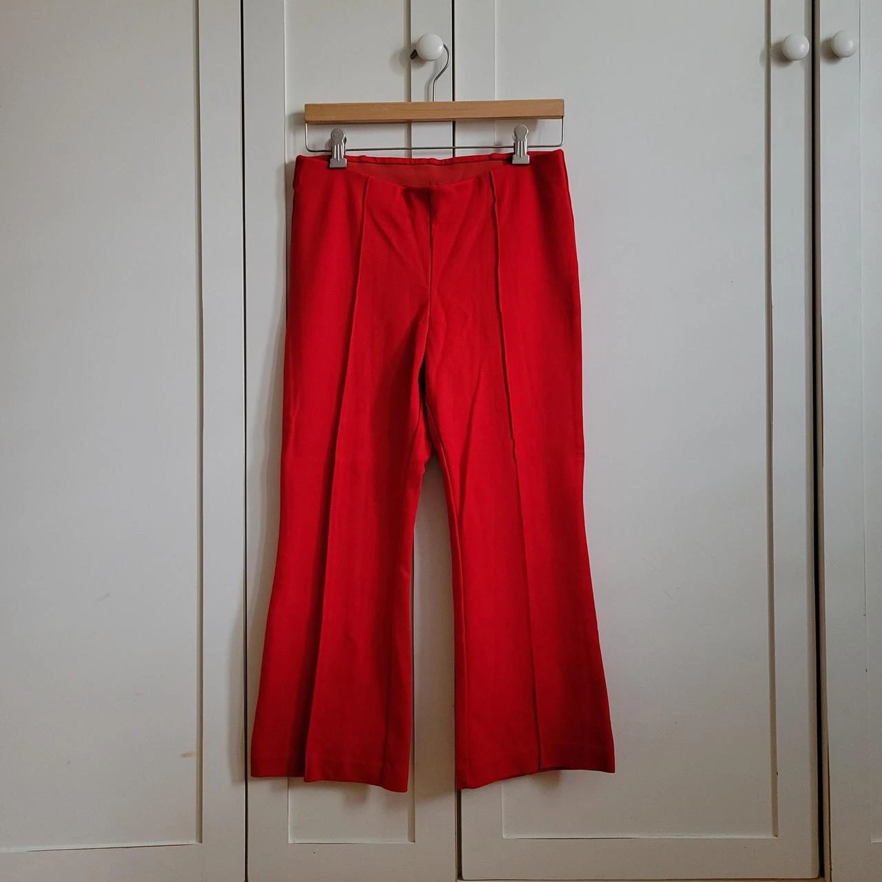 Red kick flare pants - photo 2