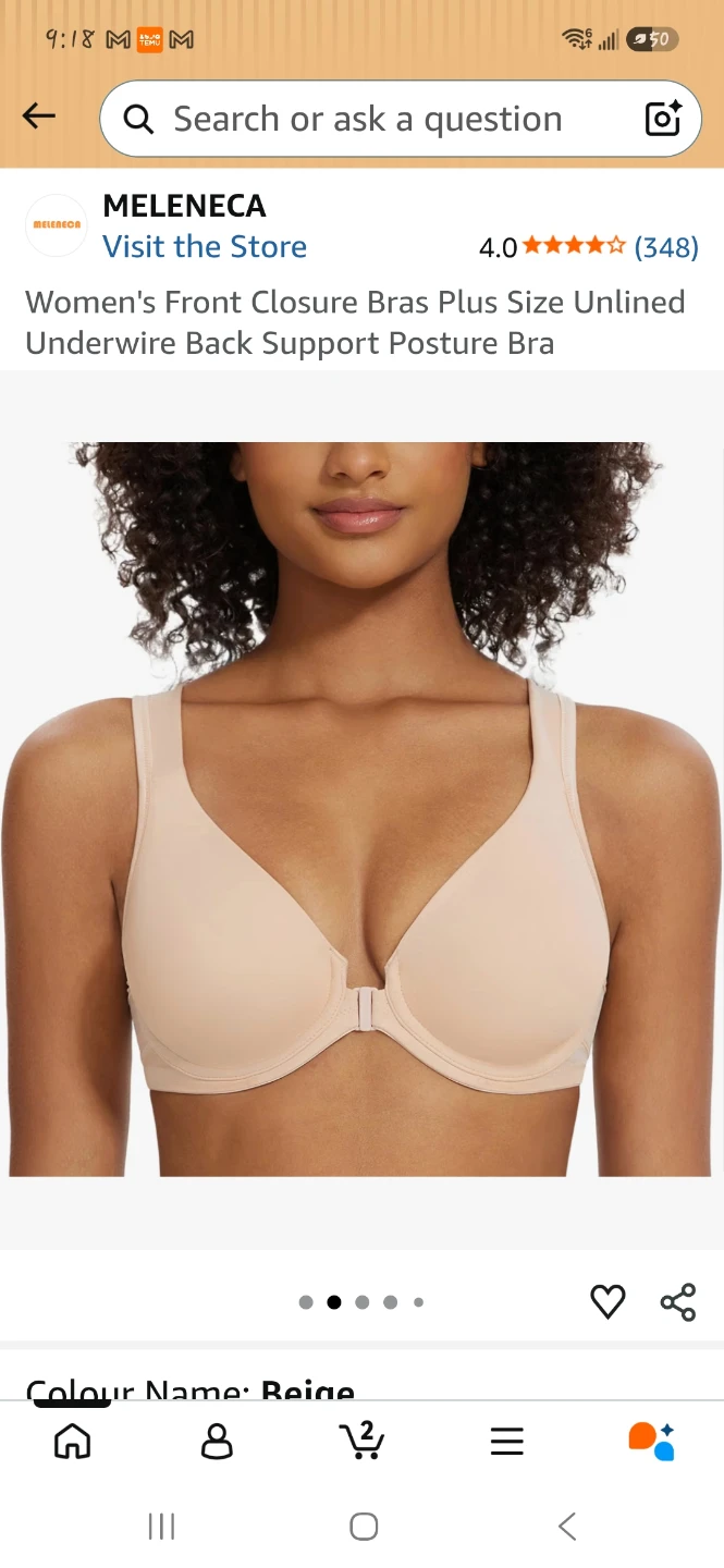 Women's Front Closure Posture Bra