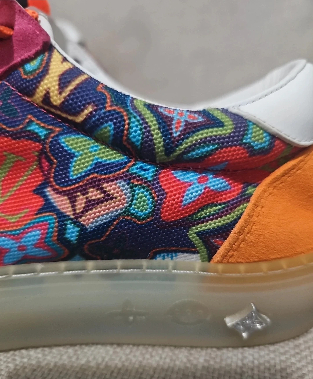 Louis Vuitton Multicolor "LV Initials" Sneakers - Size 37 - photo 2