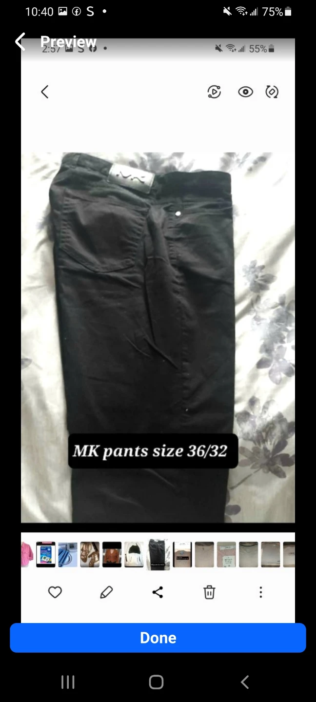 MK Black Pants Size 36/32 - photo 5