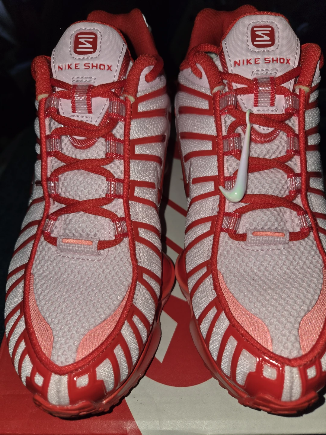 Nike Shox TL GS Kids Shoes Pink/Red Size 4Y - photo 2