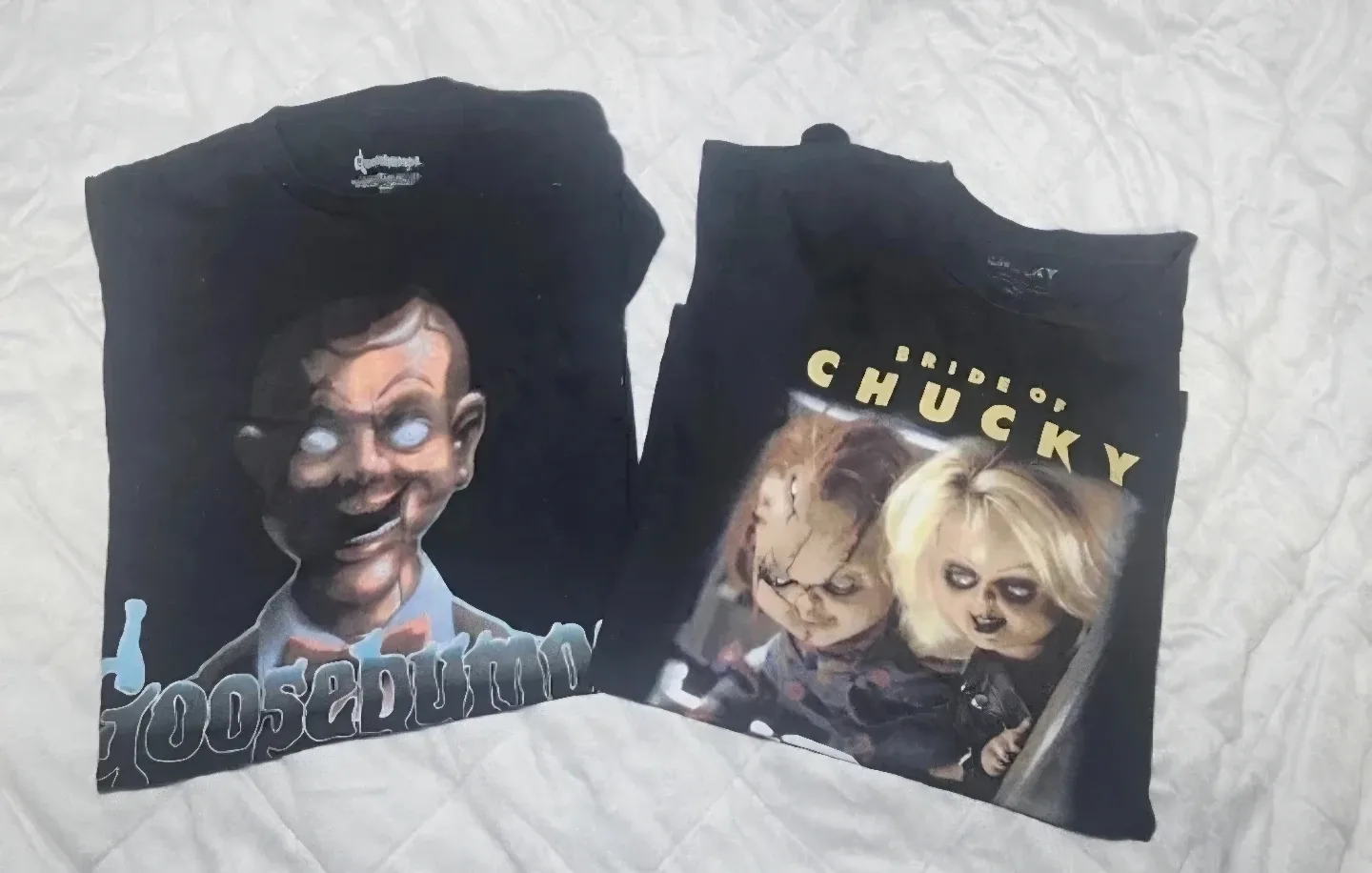 Goosebumps & Bride of Chucky T-Shirt Bundle