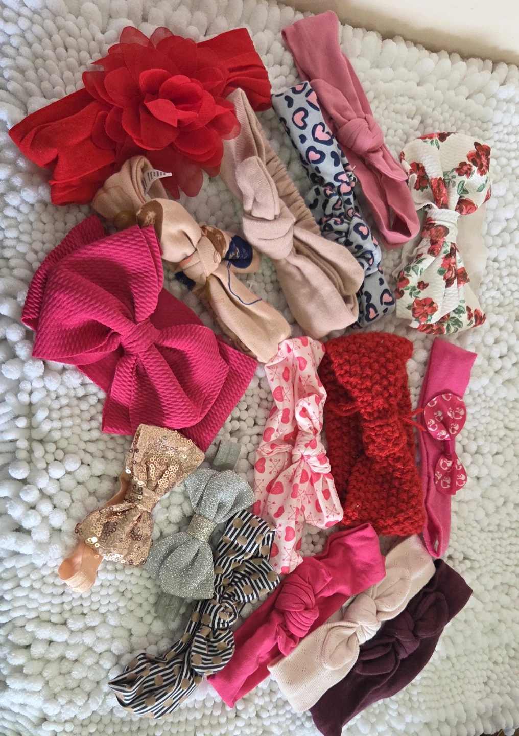 Bundle of Baby Headbands and Bows
