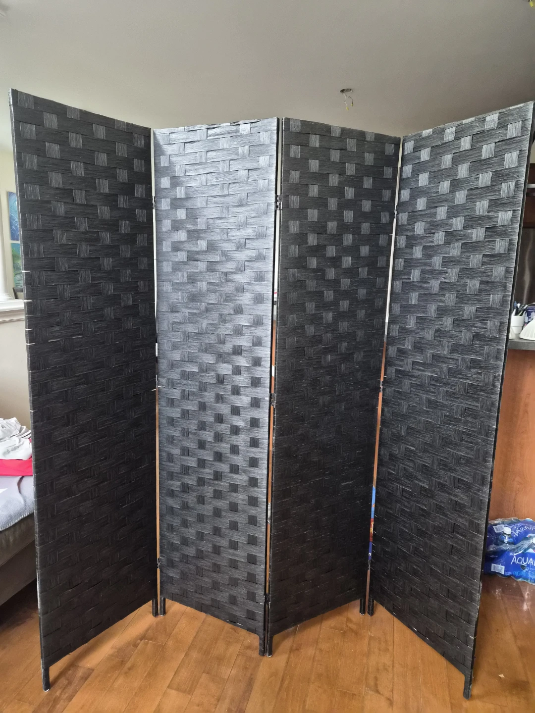 4-Panel Folding Room Divider Screen
