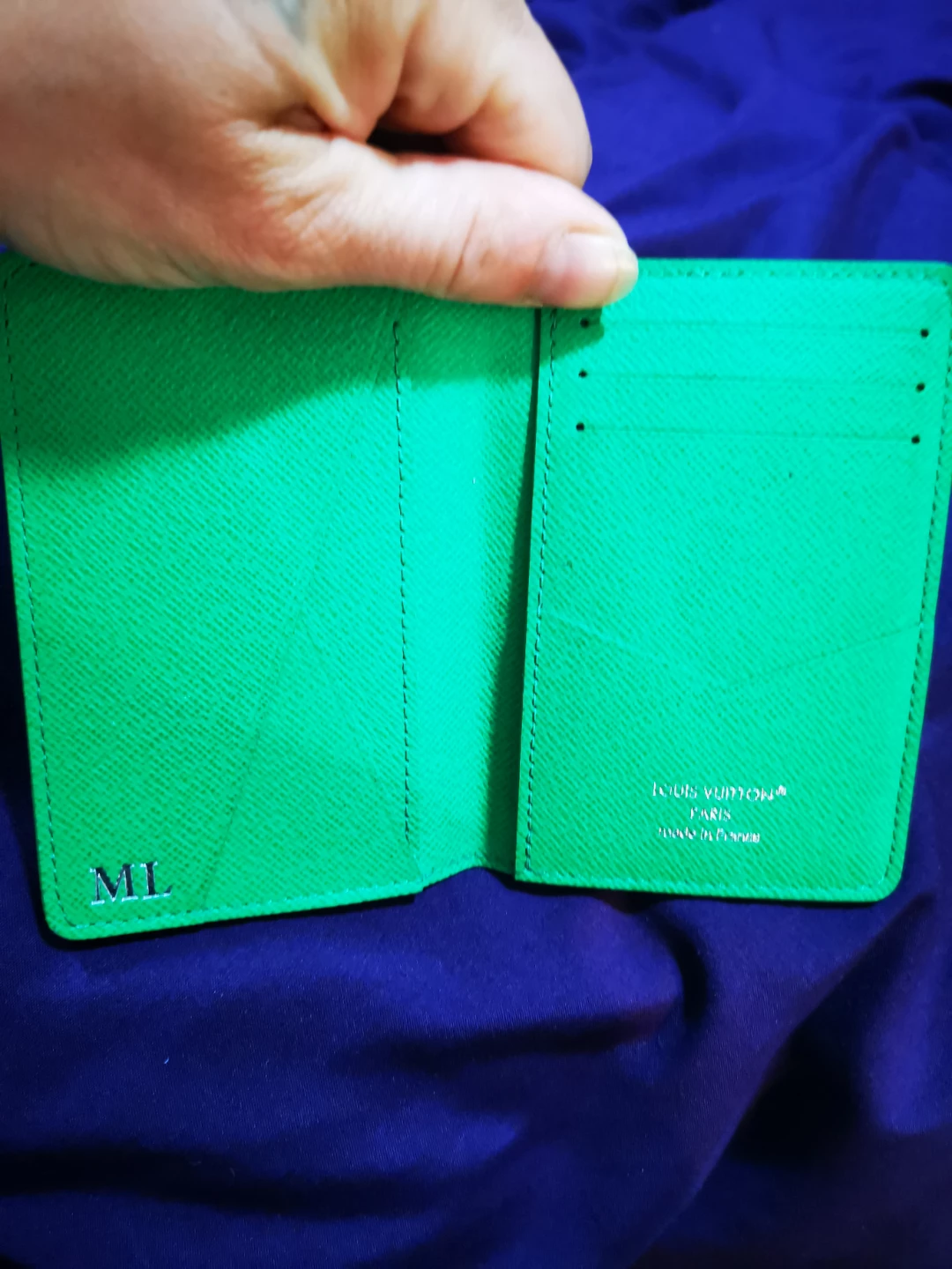 Louis Vuitton Green Golf Card Holder - photo 2