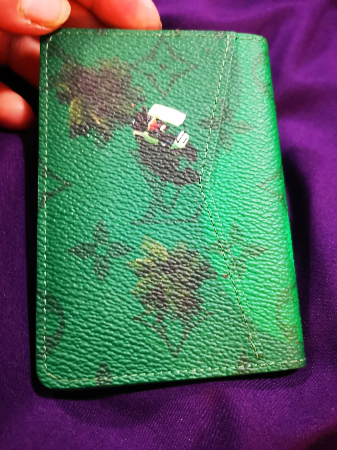 Louis Vuitton Green Golf Card Holder - photo 3