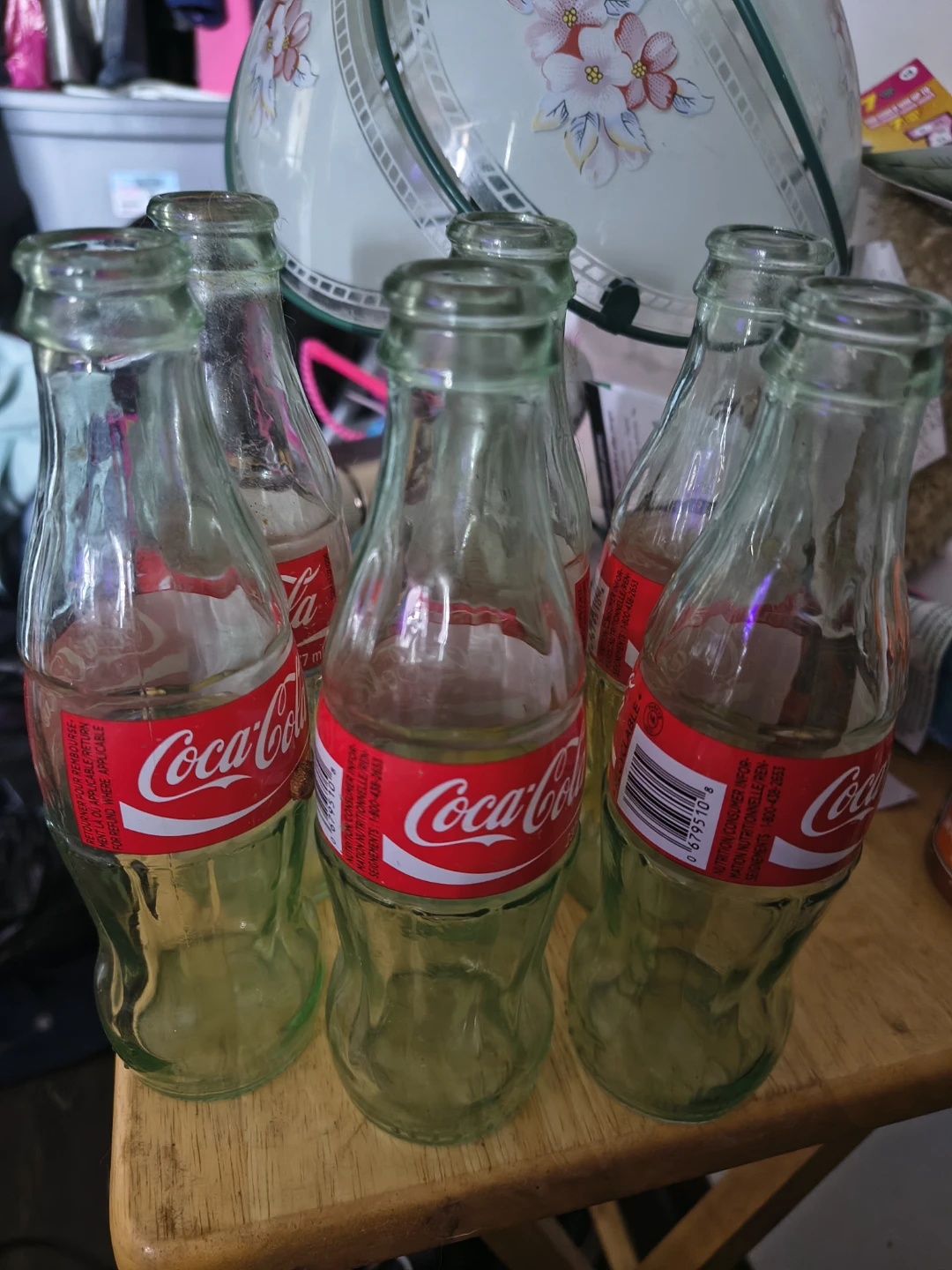 Coca-Cola Glass Bottles (Set of 5)